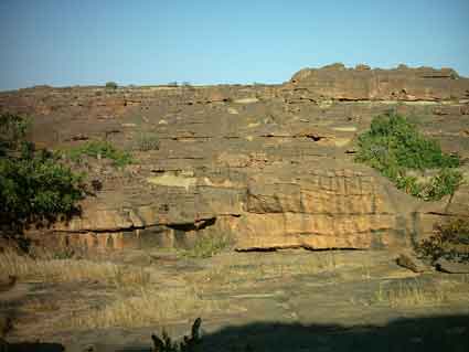 sur un plateau de la falaise de Bandiagara